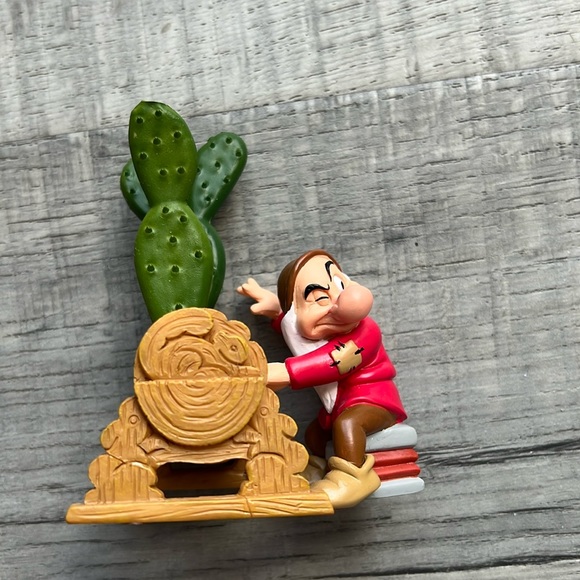 Disney Other - Disney Snow White And The Seven Dwarfs Planter Sculptures- GRUMPY
